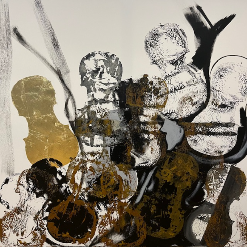 Akryl szlagmetal Atmosfera22 100cm x 100cm