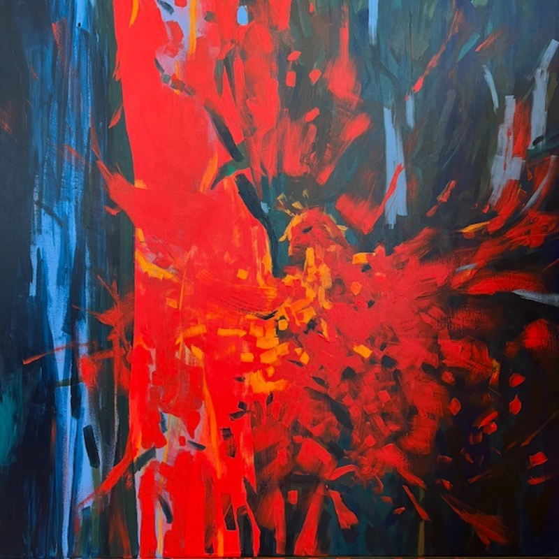 Akryl „Zar 100cm x 100cm 2024